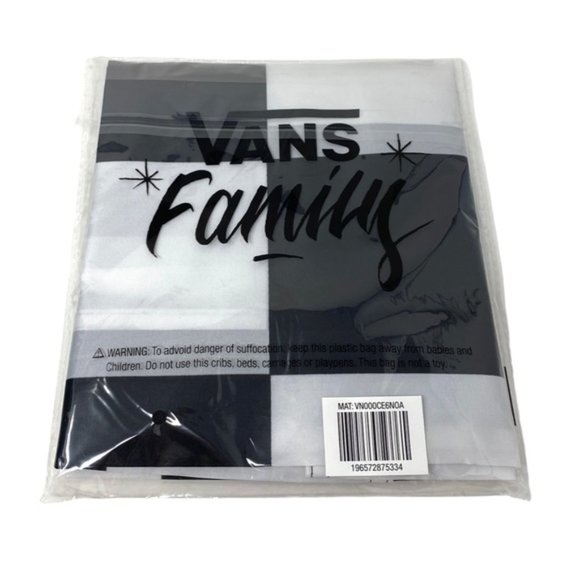 VANS Off The Wall Banner Flag 30 x 48" Skateboard Logo White Black VN000CE6N0A - Picture 3 of 3
